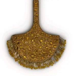 Gold Sequin Gem Stone Sparkly Statement Ladies Handbag - Picture 1 of 15