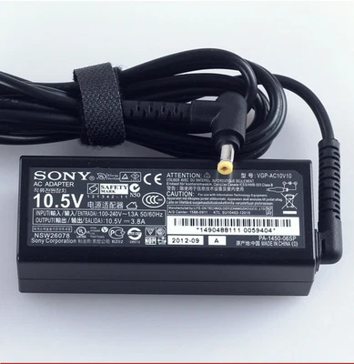Original 10.5V 3.8A for Sony VAIO S VJS132X0511S VJS132C11L VGP-AC10V10 Charger - Image 1 of 4