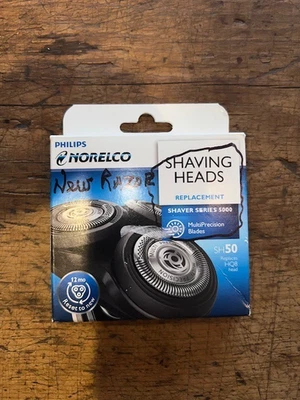 Philips Norelco SH50/52 Cabezales de Afeitado Repuesto Afeitadora Serie 5000 SELLADO NUEVO Foto 1 de 4