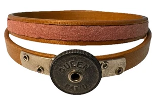 Rare Antique QUEEN Tension Wheel 4" Wood Embroidery Hoop – Felt Lined Ring - Picture 1 of 11