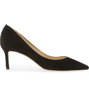 Jimmy Choo Pumps Romy 65 schwarz Wildleder spitz 39,5 - Bild 1 von 9