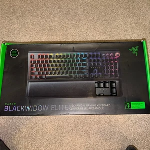 Razer Blackwidow Elite Wired Gaming Mechanical Keyboard Green Switches - Picture 1 of 2