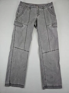 Mountain Hardwear Women's Size 8/32 32x30 Cargo Pants Gray Stretch Lightweight - Picture 1 of 8