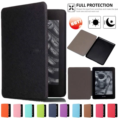 MARKENLOS Funda para Amazon Kindle Paperwhite 1/2/3/4/5/6/7/10/11th funda protectora inteligente de cuero