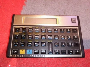 Vintage Hewlett Packard HP 12C Financial Calculator No Case - Picture 1 of 2