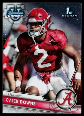 2023 Bowman University Chrome #49 Caleb Downs - Image 1 of 2