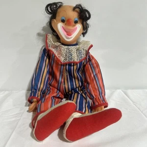 Vintage Remco Laughing Clown Electronic Doll Toy Plush & Plastic DOESNT WORK - Picture 1 of 11