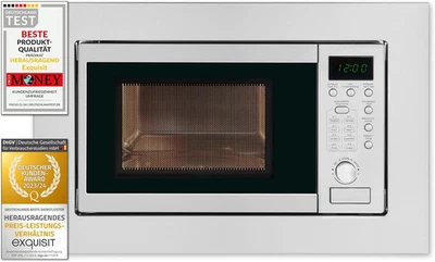 EMW20G Incasso 20L 800W Acciaio Inossidabile Forno a Microonde - Immagine 1 di 4