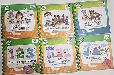 Lot 6 Leap Frog Leap Start 3D Learning Books Level 1&2 Kindergarten Preschool - Image 1 of 4