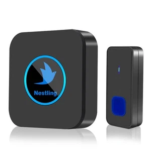 Campanello Senza Fili Campanello Senza Fili da Esterno Impermeabile IP55 con 5 - Foto 1 di 24