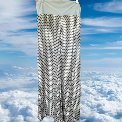 Pantalones Bryn Walker Oscar Geo pierna ancha tiro medio alto playa salón atletismo Foto 1 de 4