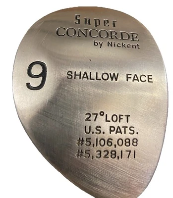 Nickent Super Concorde Shallow Face 9 Wood 27* RH Ladies Graphite 41" HC Nice - Image 1 of 4