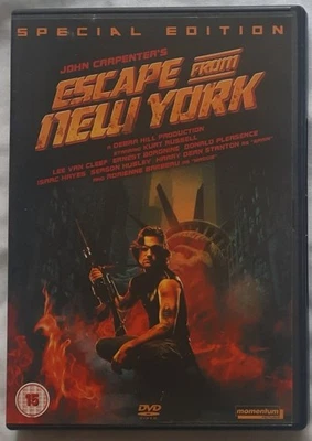 Escape From New York - Kurt Russell, Lee Van Cleef - REG 2 PAL DVD - Image 1 of 2