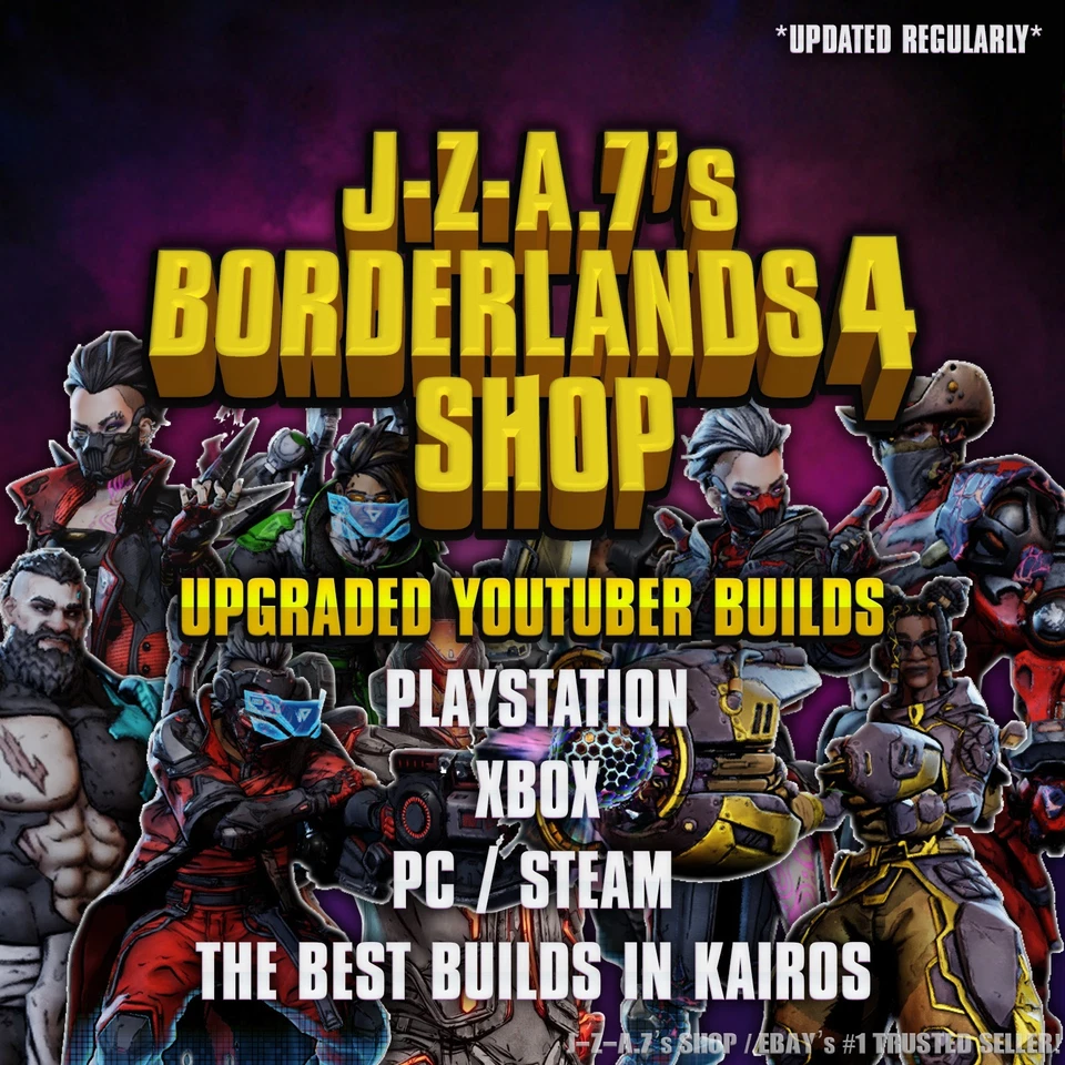 Borderlands 4✨YOUTUBER BUILDS BL4 MOXSY JOLTZ ITEMS, GUNS GOD ROLL✅PC-PS-XBOX✨ - Image 1 of 1