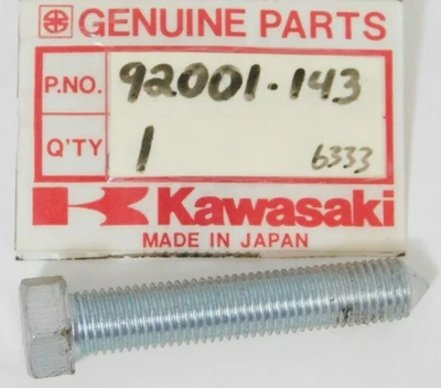 Nuevo de Lote Antiguo Kawasaki 72-75 H2, 74-76 Z1 y KZ750 Perno Ajustador de Cadena OEM 92001-143 NUEVO Foto 1 de 4