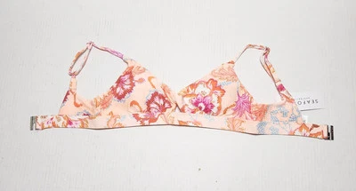Bralette de bikini Seafolly Australia talla 4 copa A nector delantero torcido talla 4 EE. UU. Foto 1 de 4