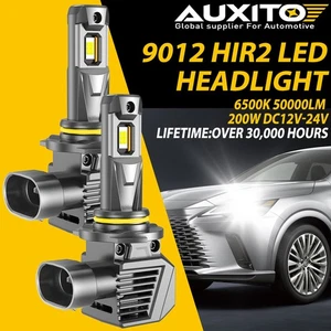 AUXITO 9012 HIR2 LED Faros Bombillas Luz de haz alto/bajo 6500K Xenón Blanco Brillante - Imagen 1 de 12