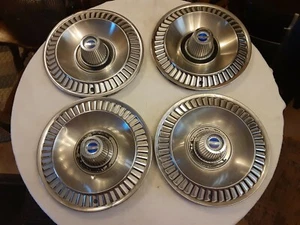 Vintage 1964 Ford Galaxie Hubcap Set Of 4 - Picture 1 of 7