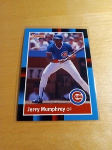 1988 DONRUSS #447 JERRY MUMPHREY Chicago Cubs Baseball Card, Outfield, Star (VG) - Picture 1 of 2