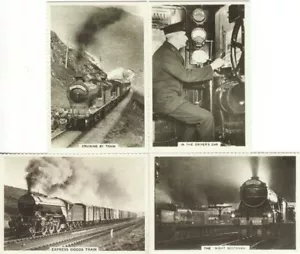 Railway Cigarette Cards Senior Service 1938 LNER Northern Belle Night Scotsman - Picture 1 of 2