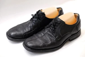 EUC Belvedere Bay Bridge Herren Gr. 9.5D schwarz genarbtes Leder Fahrrad Zehe Oxford-Schuhe - Bild 1 von 11