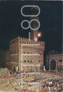 FLORENZ - PIAZZA DELLA SIGNORIA - FUSSBALLSPIEL IN KOSTÜM IN DER NACHT 1973 - Bild 1 von 1