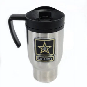 U.S. ARMY 16 oz. Stainless Steel Travel Mug - Picture 1 of 1