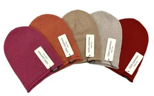 100% CACHEMIRA CACHEMIRA Mujer Hombre Unisex Tejer Gorro MADE IN ITALIA EMBALAJE ORIGINAL - Imagen 1 de 8