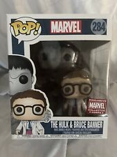 Funko Pop! The Hulk & Bruce Banner #284 Marvel Collector Corps Exclusive NEW