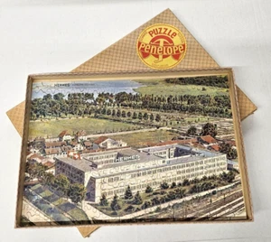 Vtg Wooden Penelope Puzzle HERMES Paillard SA Yverdon Switzerland Complete w/Box - Picture 1 of 15