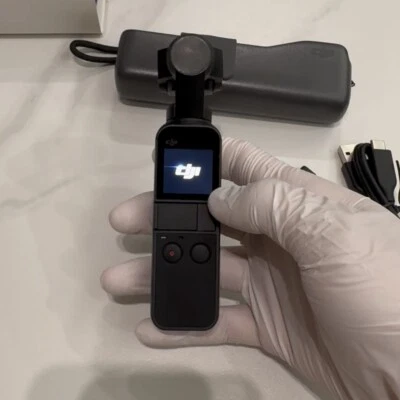 DJI Osmo Pocket-Handheld 3-Axis Gimbal Stabilizer with integrated Camera - Image 1 of 4