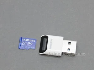 Carte mémoire microSDXC Samsung PRO Plus 256 Go avec lecteur USB 3.0 MB-MD256SB/AM - Photo 1 sur 6