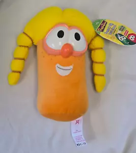 Peluche Fisher Price VeggieTales 1999 Rimbalzo N Talk Laura Carota Etichetta Non Funzionante - Foto 1 di 5