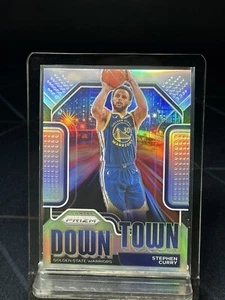 2020-21 Panini Prizm Downtown Bound Prizms Silver #9 Stephen Curry - Bild 1 von 2