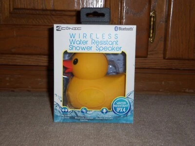 NUEVO, Altavoz de Ducha Inalámbrico Bluetooth Pato Goma Amarillo Acónico Foto 1 de 4