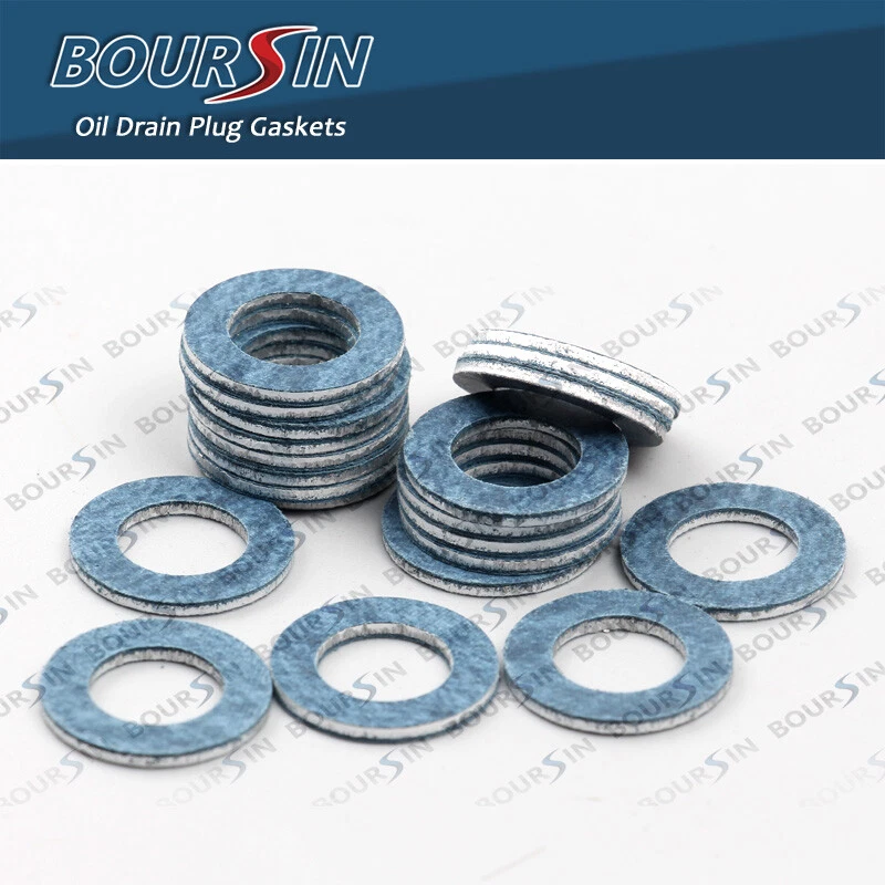 Oil Drain Plug Washer Gaskets For Toyota Prius Tundra Camry Corolla Tacoma 10PCS - Image 1 of 1