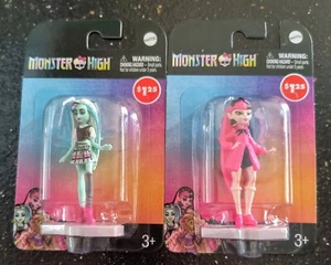 Monster High Frankie Stein & Draculaura Mini Figuren von Mattel Spielzeug Set - Bild 1 von 2