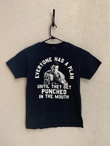 Mike Tyson Everyone Has A Plan Until They Get Punched In The Mouth T Shirt Med - Picture 1 of 7