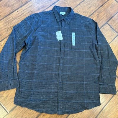 Croft & Barrow Camisa Franela Hombre’s XXL Gris Cuadros Extra Suave Botón Arriba Abajo Nueva Con Etiquetas Foto 1 de 4