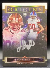 2023 Panini Origins Jalin Hyatt Rookie Autographs Silver Ink /49 Giants RAJHY