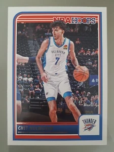 2023-24 Panini NBA Hoops Chet Holmgren #24 Oklahoma City Thunder Basketball - Bild 1 von 4