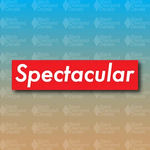 "Espectacular Calcomanía de Vinilo Personalizada Swag Divertida Bofetada Falsa JDM 10" - Imagen 1 de 1