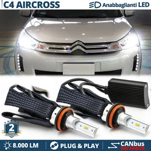 Kit LED H11 CANbus per CITROEN C4 AIRCROSS ANABBAGLIANTI Bianco Ghiaccio 6500K - Foto 1 di 11