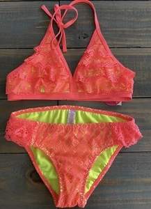 NWT JUSTICE Girls Swimsuit Bikini - Picture 1 of 1