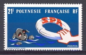 Polynesia 1974 : Dogs / Rescue - Good Very Fine MNH Stamp - Picture 1 of 1