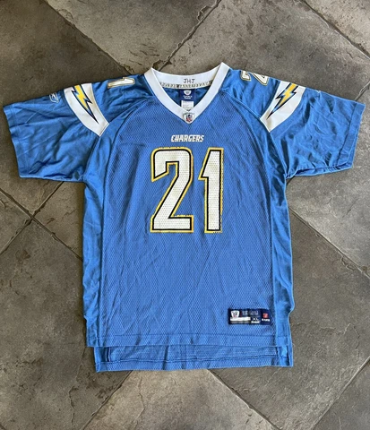 Reebok San Diego Chargers Jersey Adult Small NFL Ladainian Tomlinson #21 Cover