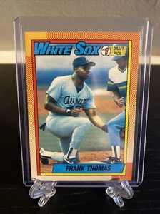 1990 Topps Baseball FRANK THOMAS 1st Draft Pick ROOKIE Card  - Picture 1 of 3