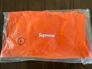 Supreme Box Logo Hoodie Orange FW24 L - Picture 1 of 2