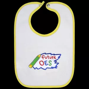 Adorable bavoir bébé OES - Future OES bavoir avec emblème étoile de l'Est - Photo 1/1