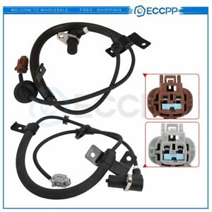 2 Pieces Driver or Passenger Front ABS Speed Sensor Fits Infiniti I30 1997-1999